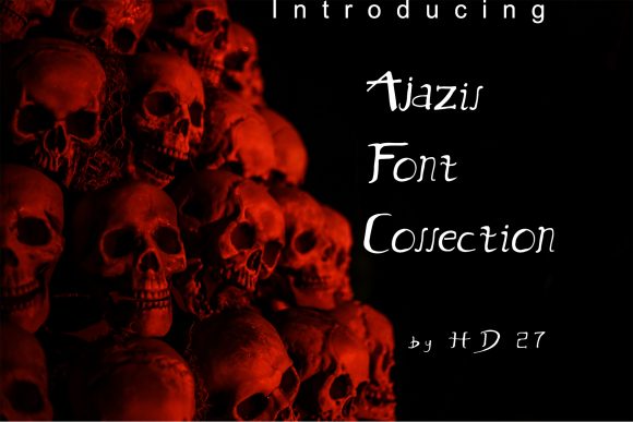 Ajazil: A Dramatic Display Font for Bold Digital Identity