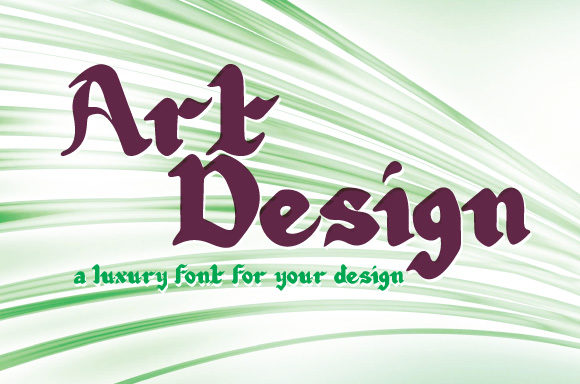 Art Design: A Display Font That Elevates Real Small Business Branding