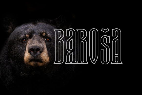 Baroša: A 3D Display Font That Makes Handmade Products Shine