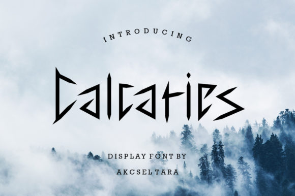 Calcaries: A Display Font with Quiet Confidence