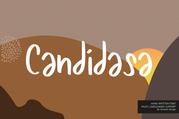 Candidasa: A Clean Display Font for Modern Web Design