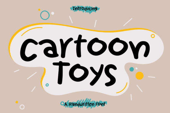 Cartoon Toys: A Playful Display Font for Joyful Editorial Moments