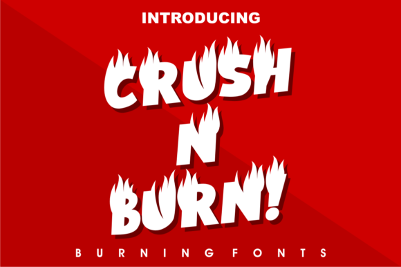 Crush N Burn: A Playful Display Font That Actually Holds Up