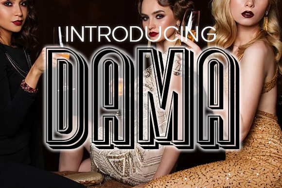 Dama Display Font for Handmade Creators