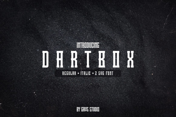 Dartbox: A Bold Display Font for Editorial Impact