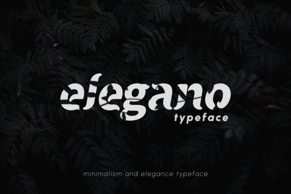 Elegano: A Modern Display Font for Small Business Branding