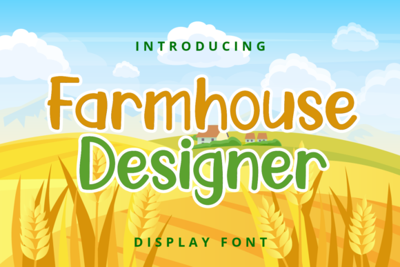 Farmhouse Designer: A Fresh, Neat Display Font for Standout Branding