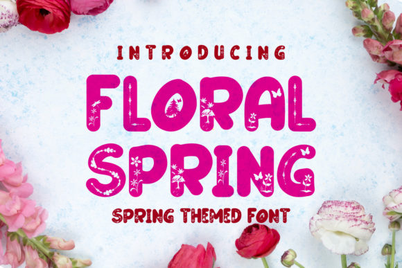 Floral Spring: A Display Font That Delivers Joy at First Glance