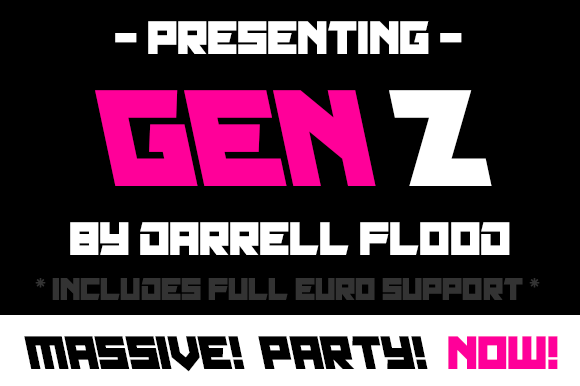 Gen Z Font: A Futuristic Display Typeface for Scroll-Stopping Campaigns