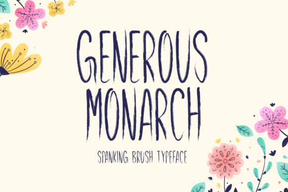Generous Monarch: A Display Font with Editorial Charm
