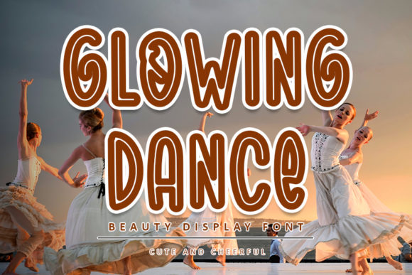 Glowing Dance: A Display Font That Lights Up Editorial Moments