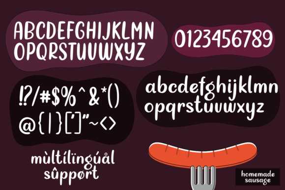 Homemade Sausage: A Distinctive Display Typeface for Digital Branding