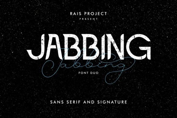 Jabbing: A Modern Display Font That Elevates Small Business Branding