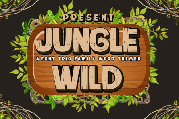 Jungle Wild: A Friendly Display Font for Digital Branding