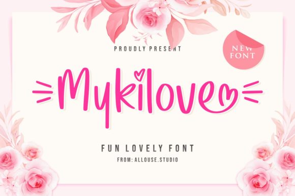 Mykilove: A Display Font That Sparks Joy in Campaign Visuals