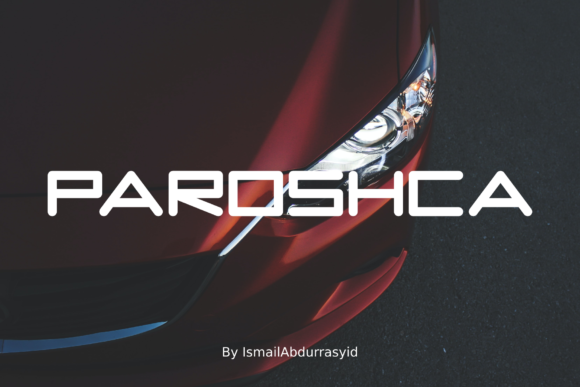Paroshca: A Modern Display Font for Handmade Brands