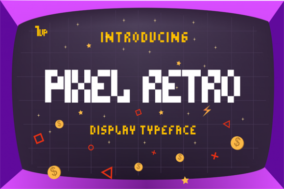 Pixel Retro: A Playful Display Font for Digital Branding