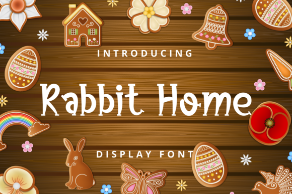 Rabbit Home: A Friendly Display Font for Editorial Charm