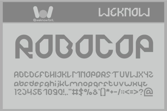 Robocop: A Futuristic Display Font That Delivers Bold Brand Clarity