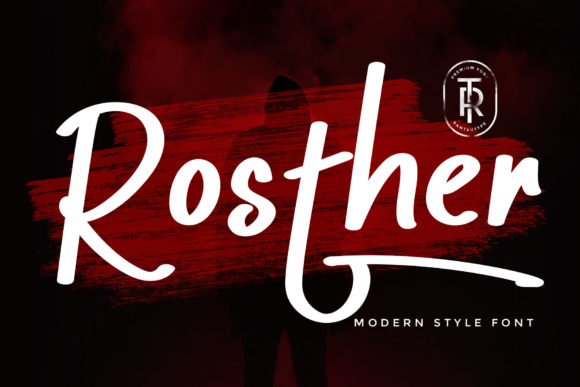 Rosther: A Charming Display Font for Digital Branding