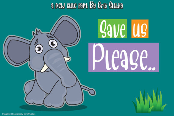 Save Us Please: A Display Font That Feels Like a Warm Hello