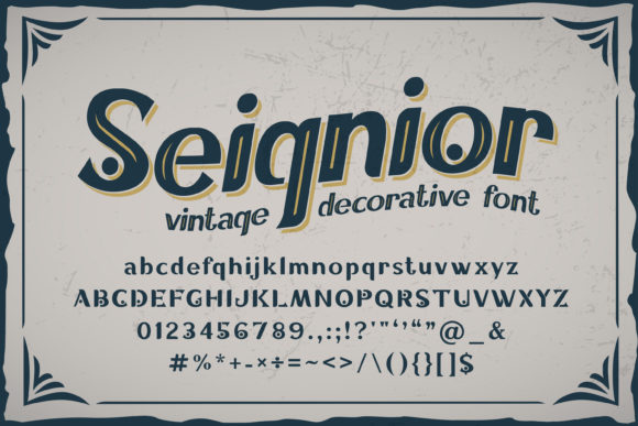 Seignior: A Vintage Display Font That Anchors Your Editorial Voice