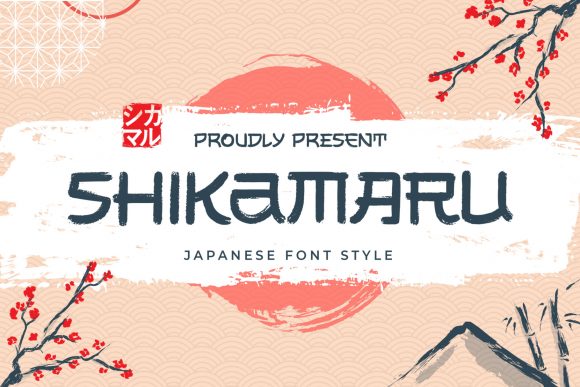 Shikamaru: A Japanese-Inspired Display Font for Handmade Creators