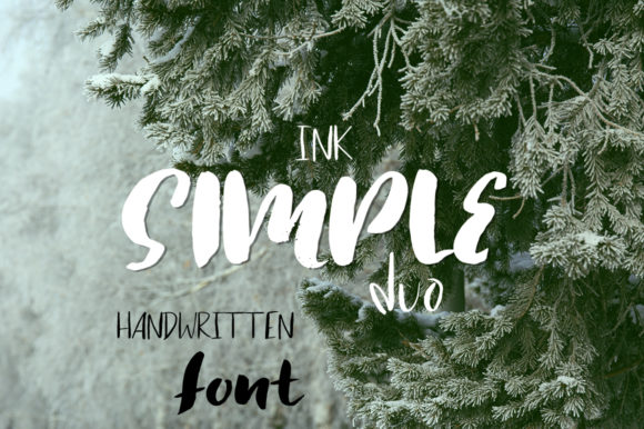 Simple Ink Duo: A Display Font That Cuts Through the Feed