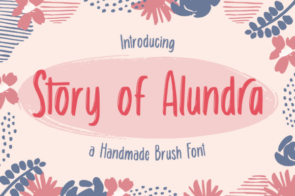 Story of Alundra: A Handmade Display Font That Feels Like a Warm Welcome