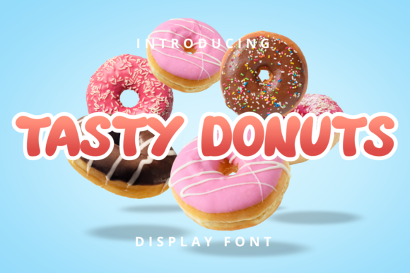Tasty Donuts: A Playful Display Font for Editorial Charm