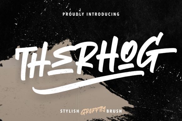 Therhog: A Display Font That Makes Handmade Products Shine